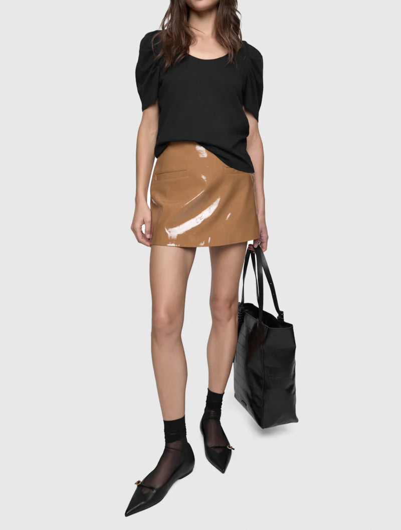 Rebecca Minkoff Hayden Faux Skort - Praline
