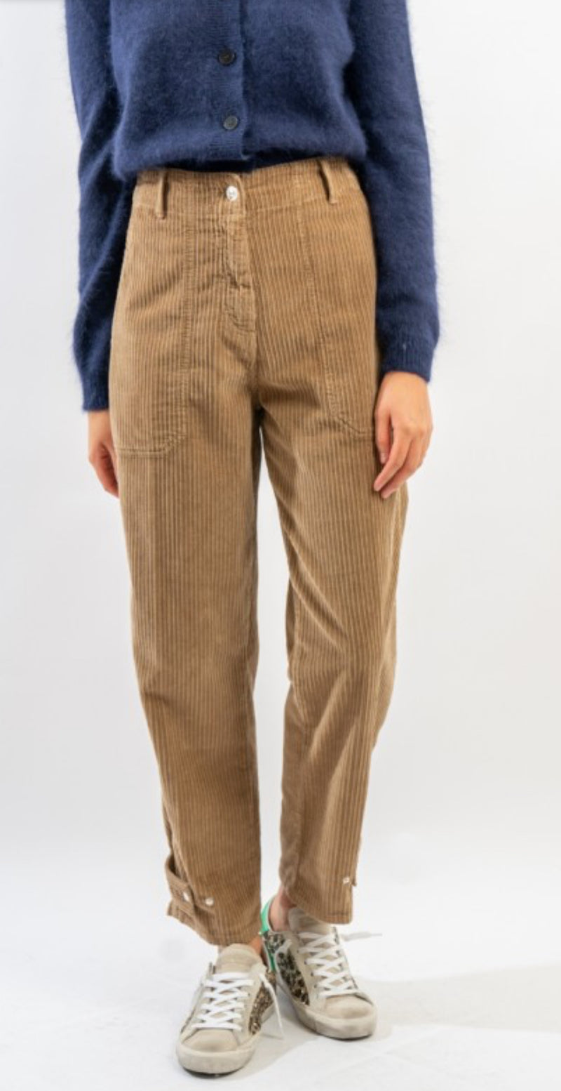 nine:inthe:morning Giunone Fatigue Cord Pant - Sigaro Old