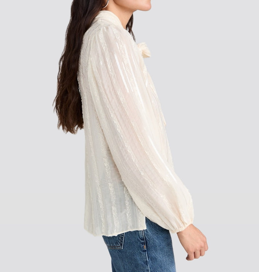 Shoshanna Rye Top - Ivory