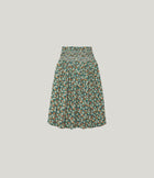 Sea New York Peggy Floral Print Voile Skirt - Forest