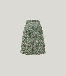 Sea New York Peggy Floral Print Voile Skirt - Forest