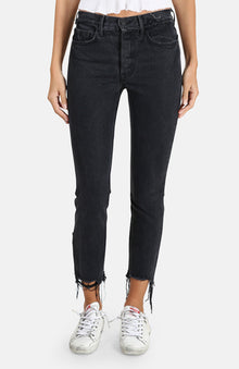 GRLFRND Karolina Skinny With Chewed Hem - Excuse My French