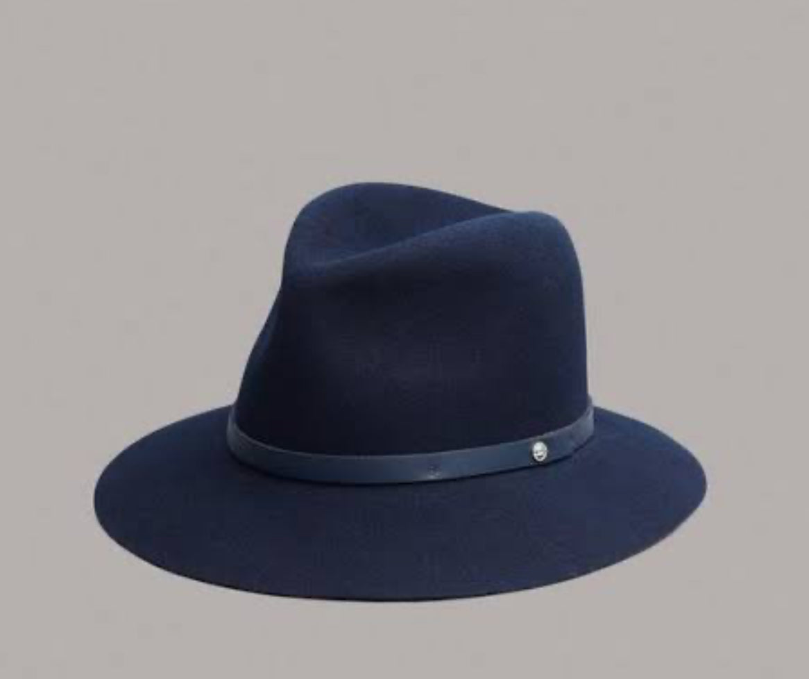 rag & bone Floppy Brim Fedora - Navy