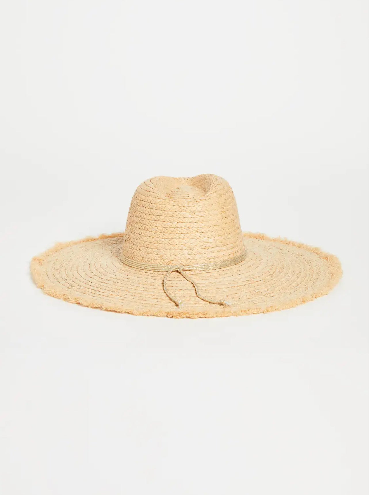 Hat Attack Coverup Sunhat - Natural/Gold Metallic