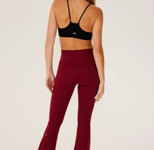 Splits59 Raquel High Waist Rigor Flare - Bordeaux