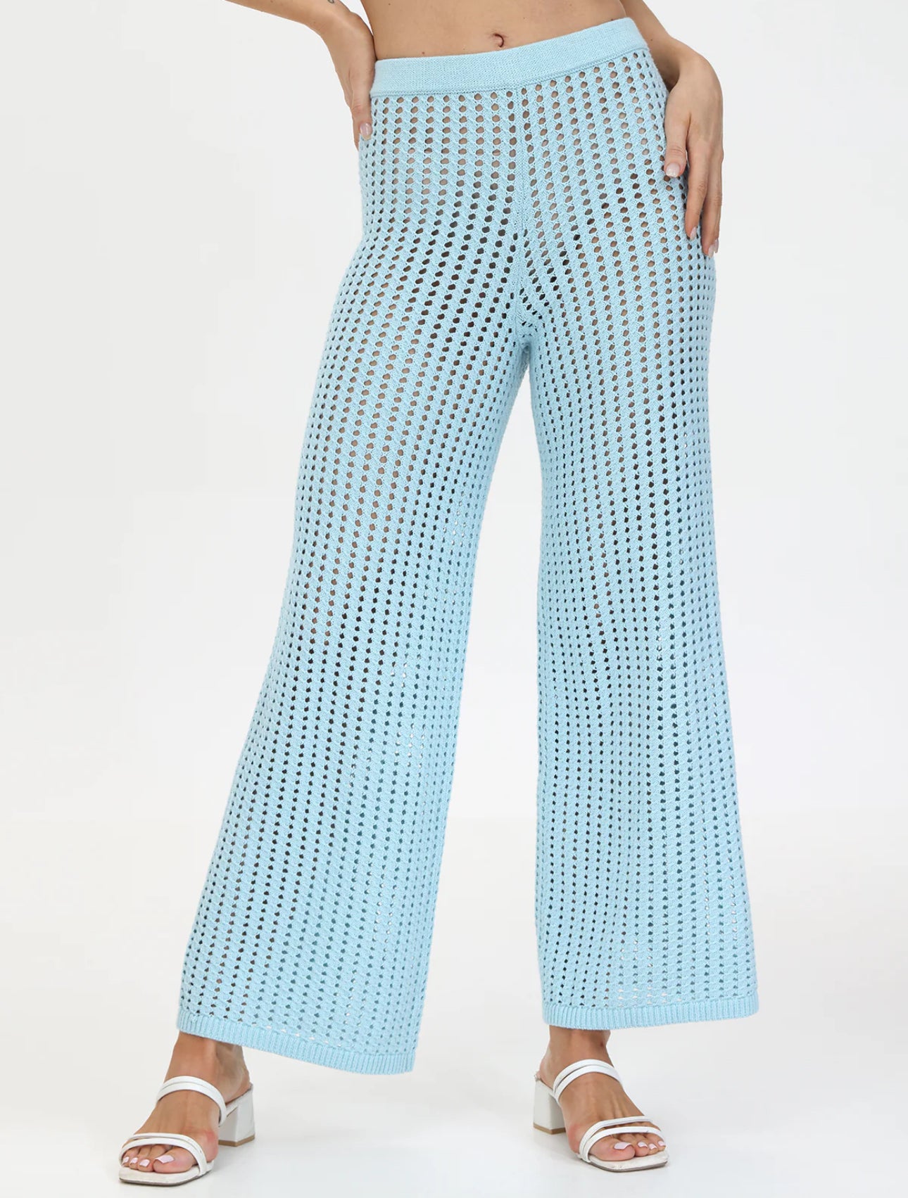 525 America Lindsay Pointelle Pants - Ice