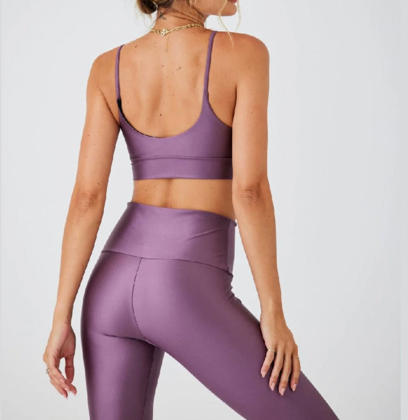 Onzie Flow Bra in Toasted Mauve Liquid