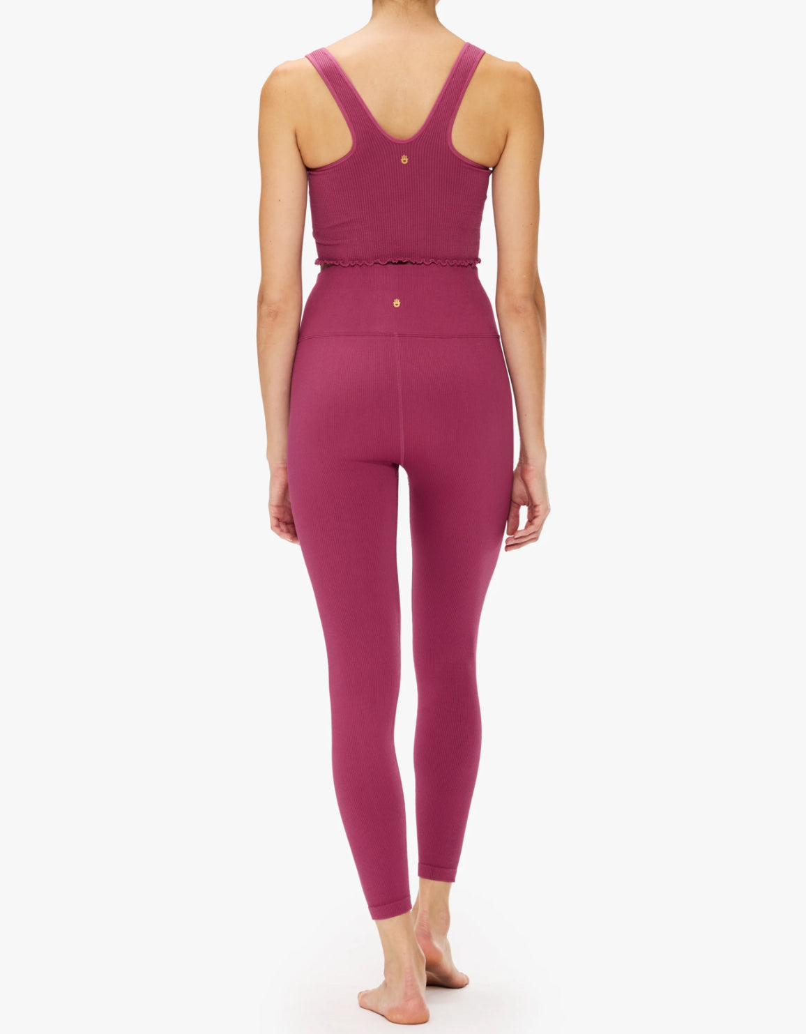 Spiritual Gangster Amor Crop Tank - Rose