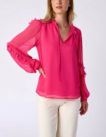 Crosby By Mollie Burch Ryland Blouse - Camellia