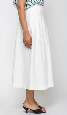 TELA Azalea Skirt - Optical White