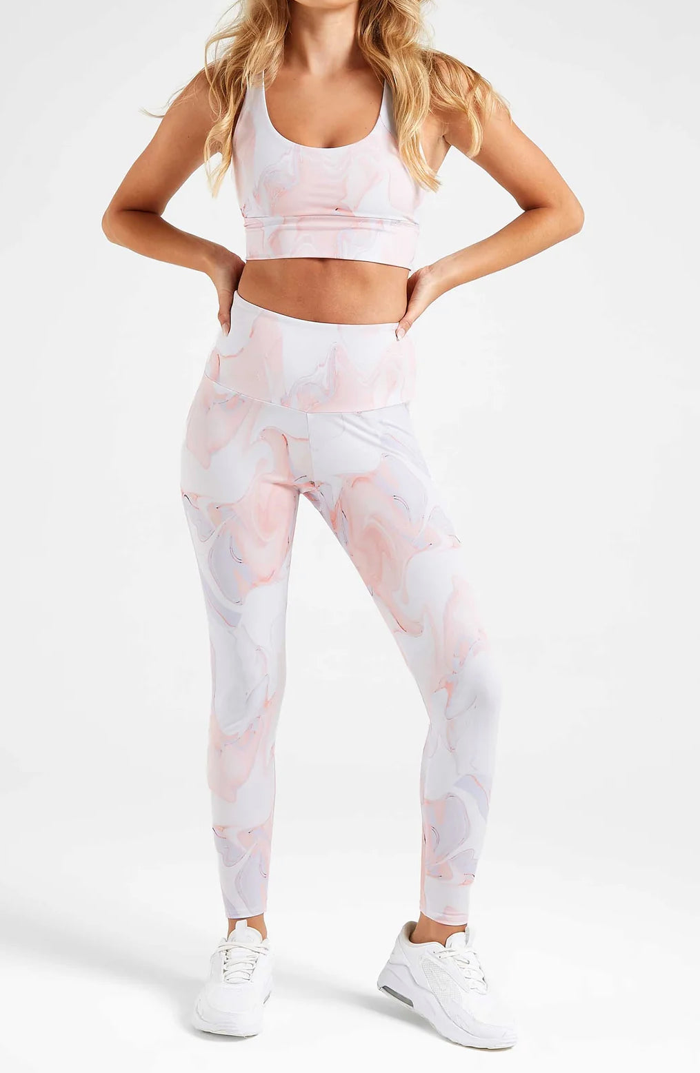 Onzie High Rise Legging - Sunset Marble