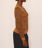 Eòlas Emily Leopard Print Cardigan