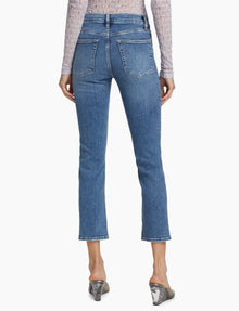 Frame Le High Straight - Daphne Blue