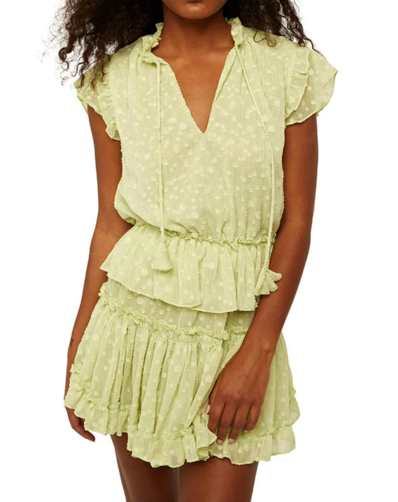 MISA Los Angeles Lilian Dress - Honeydew