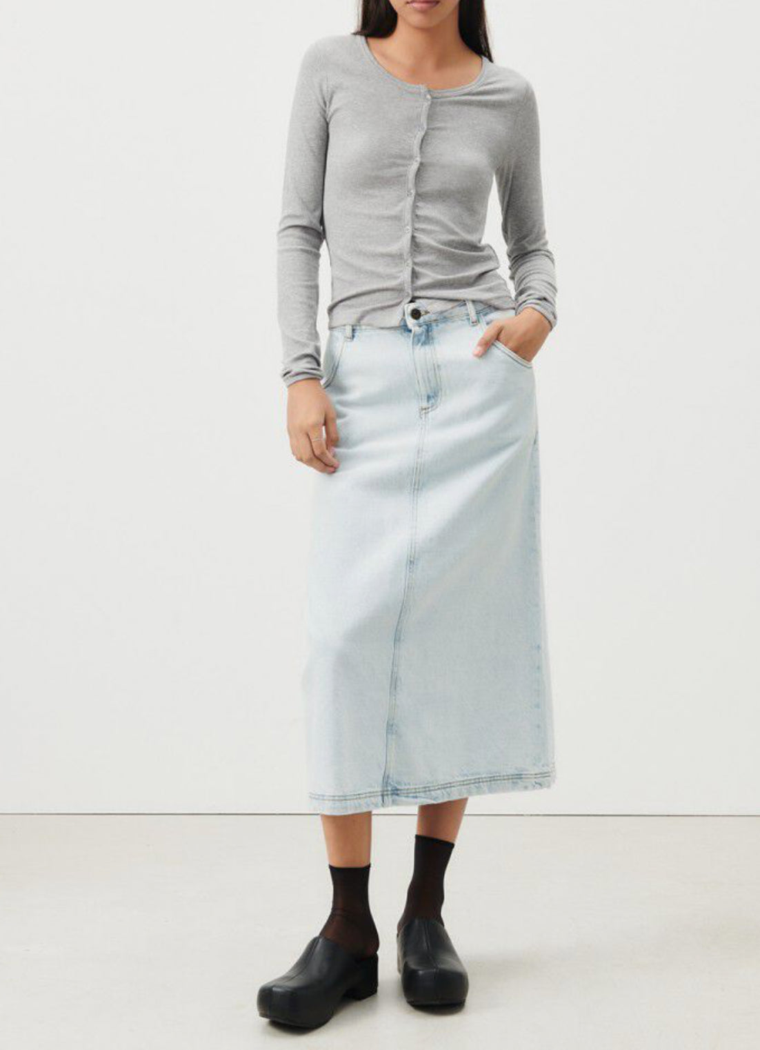 American Vintage Joybird Skirt - Winter Bleached