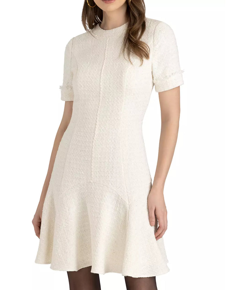 Shoshanna Webster Tweed Dress - Ivory