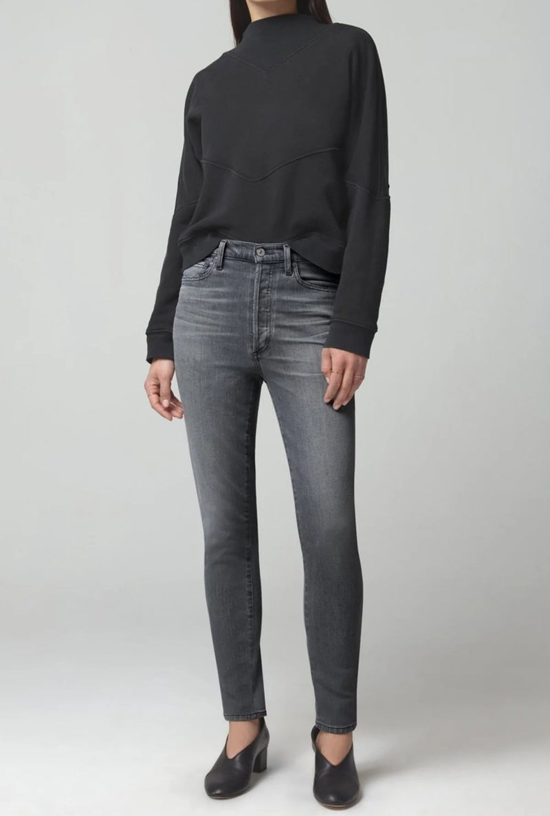 Citizens of Humanity Olivia Slim Fit Crop - Granite