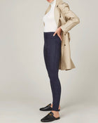 Spanx Faux Suede Leggings - Navy