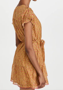 Saloni Bettie Dress - Daisy Trail/Zigzag