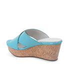 Chocolat Blu Winner Wedge - Patent Aqua