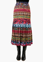 Saloni Striped Branches Diana E Skirt