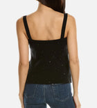 Autumn Cashmere Sequin Tank - Black