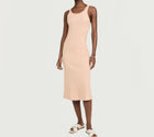 AMO Long Rib Tank Dress - Canyon