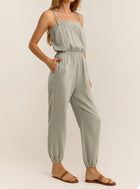 Z Supply Kiara Gauze Jumpsuit - Pale Jade