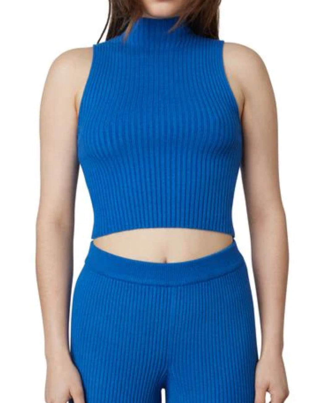 Nia Heather Sweater - Cadet Blue