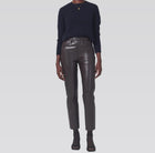 Citizens of Humanity Jolene Leather Pants - Chocolate Torte