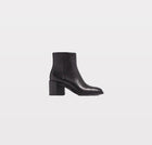 Loeffler Randall Blakely Square Toe Mid Heel Boot - Black