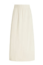 Les Tien Max Stretch Cotton-Modal Maxi Skirt - Ivory