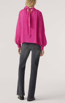 ba&sh Stefy Flowing Blouse - Fuschia