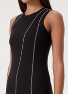 Goldie LeWinter Lilian Ribbed Dress - Black