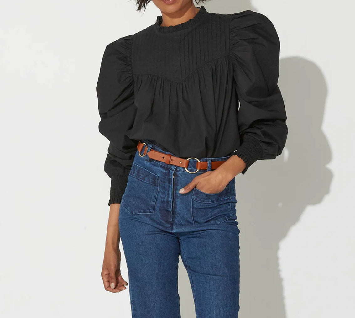 Cleobella Irina Blouse - Black