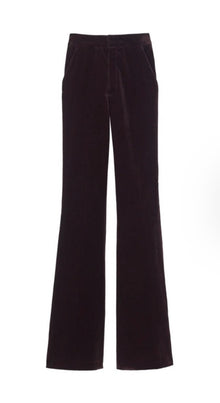 A.L.C. Sophie II Velvet Pants - Chocolate Plum