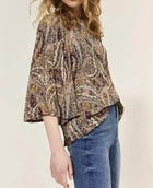 Summum Paisley Print Top - Multi