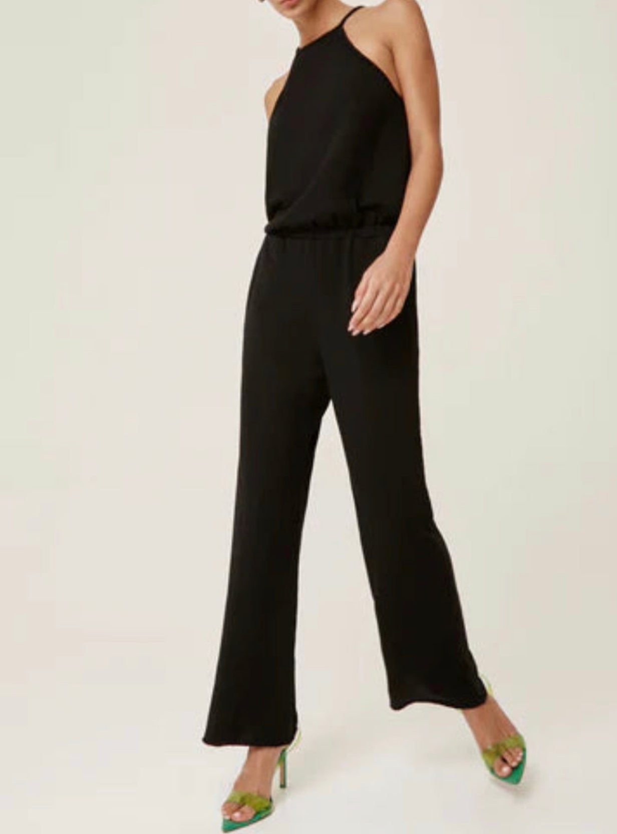 Lanston Halter Jumpsuit - Black