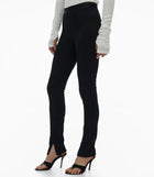 Helmut Lang Core Double Needle Rib Legging - Black