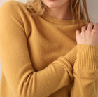 White + Warren Cashmere Puff-Sleeve Sweater - Sundial