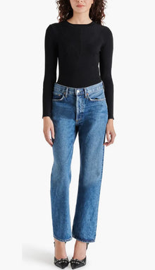 Steve Madden Xandra Rib Bodysuit - Black