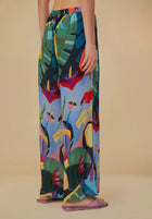 Farm Rio Tropical Scenario Pants - Multi