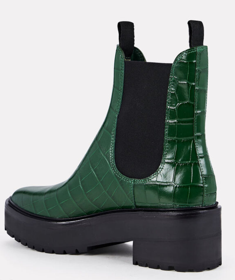 Loeffler Randall Reggie Chelsea Boot - Bottle Green