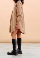 byTiMo Corduroy Shirt Dress