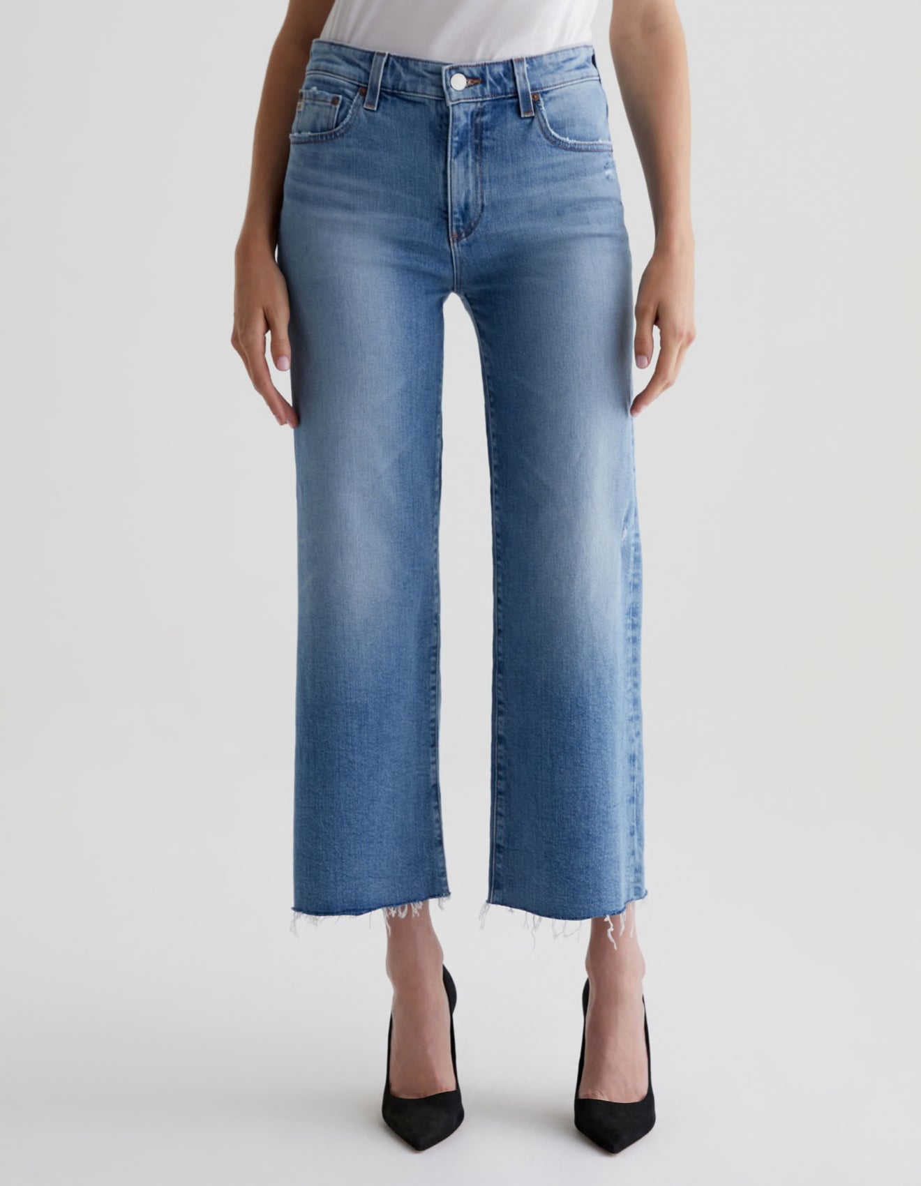 AG Jeans Saige Wide Leg Crop - 18 Years Oslo