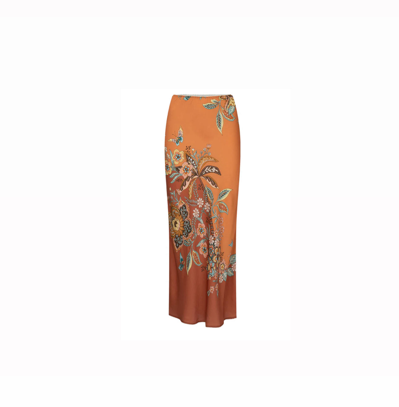 SPELL Mojave Lily Bias Skirt - Amber