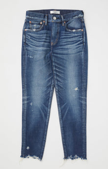 Moussy Vintage Checotah Skinny Jeans - Dark Blue