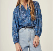 Overlover Amalfi Bandana Top - Blue