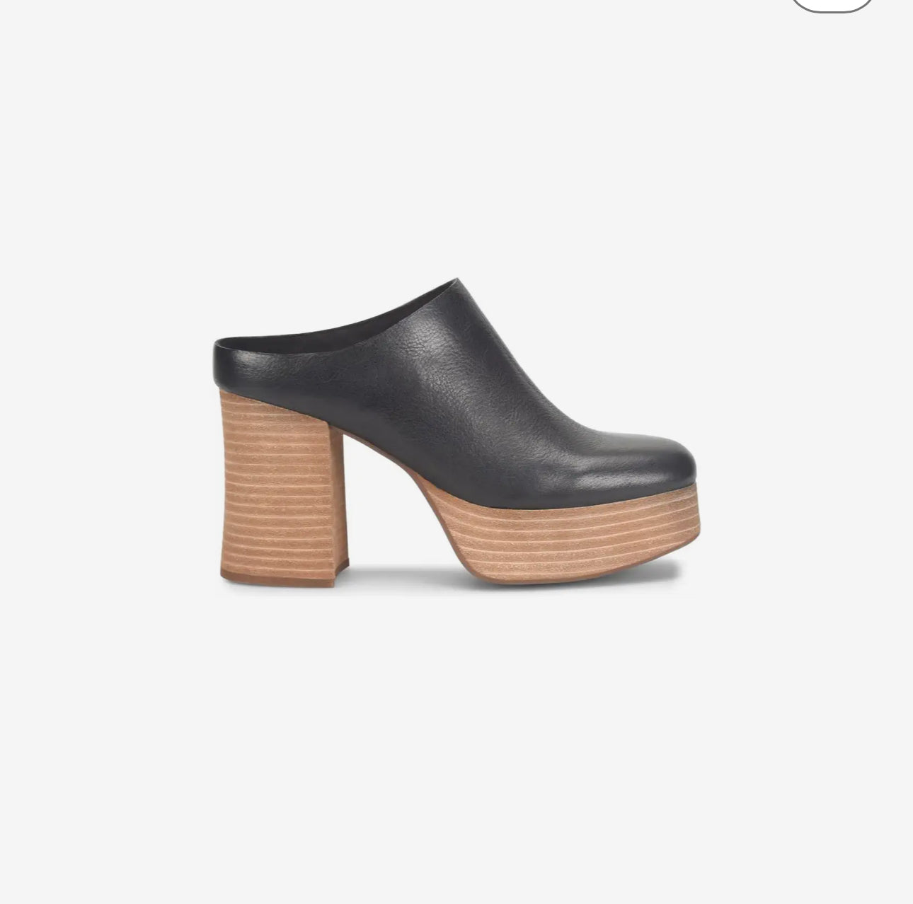 KORK-EASE Veronica Platform Mule - Black