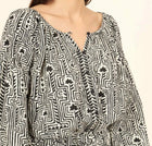 Omika Flora Blouse - Ulla Smoke